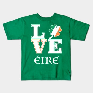 Ireland Love Eire Kids T-Shirt